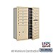Salsbury 3711D-15SFU 4C Horizontal Mailbox 11 Door High Unit 41 Inches Double Column 15 MB1 Doors / 1 PL5 Front Loading USPS Access