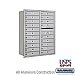 Salsbury 3711D-20ARU 4C Horizontal Mailbox 11 Door High Unit 41 Inches Double Column 20 MB1 Doors Rear Loading USPS Access