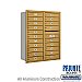 Salsbury 3711D-20GRP 4C Horizontal Mailbox 11 Door High Unit 41 Inches Double Column 20 MB1 Doors Rear Loading Private Access