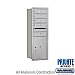 Salsbury 3711S-04ARP 4C Horizontal Mailbox 11 Door High Unit 41 Inches Single Column 4 MB1 Doors / 1 PL5 Rear Loading Private Access