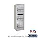 Salsbury 3711S-09ARU 4C Horizontal Mailbox 11 Door High Unit 41 Inches Single Column 9 MB1 Doors Rear Loading USPS Access