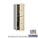 Salsbury 3711S-2PSFU 4C Horizontal Mailbox 11 Door High Unit 41 Inches Single Column Stand Alone Parcel Locker 1 PL5 and 1 PL6 Front Loading USPS Access