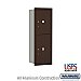 Salsbury 3711S-2PZRU 4C Horizontal Mailbox 11 Door High Unit 41 Inches Single Column Stand Alone Parcel Locker 1 PL5 and 1 PL6 Rear Loading USPS Access