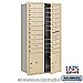 Salsbury 3716D-20SFU 4C Horizontal Mailbox Maximum Height Unit 56 3/4 Inches Double Column 20 MB1 Doors / 2 PL's Front Loading USPS Access