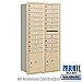 Salsbury 3716D-20SRP 4C Horizontal Mailbox Maximum Height Unit 56 3/4 Inches Double Column 20 MB1 Doors / 2 PL's Rear Loading Private Access