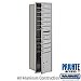 Salsbury 3716S-09AFP 4C Horizontal Mailbox Maximum Height Unit 56 3/4 Inches Single Column 9 MB1 Doors / 1 PL Front Loading Private Access
