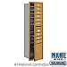 Salsbury 3716S-09GFP 4C Horizontal Mailbox Maximum Height Unit 56 3/4 Inches Single Column 9 MB1 Doors / 1 PL Front Loading Private Access