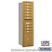 Salsbury 3716S-09GRU 4C Horizontal Mailbox Maximum Height Unit 56 3/4 Inches Single Column 9 MB1 Doors / 1 PL Rear Loading USPS Access