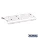 Salsbury 4882WHT Spreader 2 Wide for Rural Mailboxes and Townhouse Mailboxes